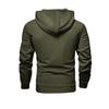 Men's Solid Color Flag Print Hooded Universal Versatile Hooded Sweatshirt Sweatpants Casual Sports Suit