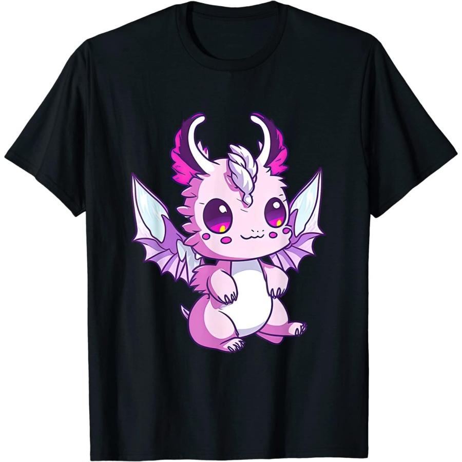

FLYEHI Kawaii Pastel Cute Dragon Japanese Aesthetic Anime Dragon T-Shirt XXXXXL різнокольоровий