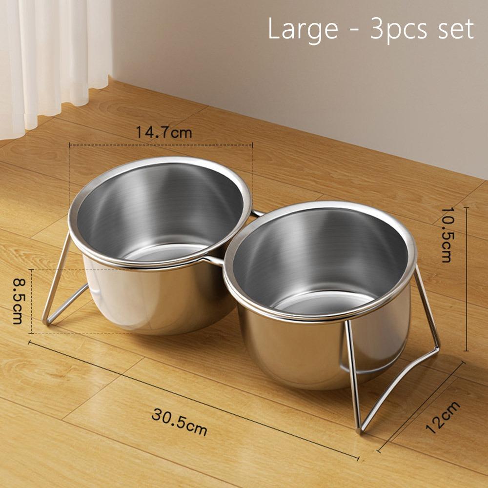 Raised Cat Bowls 15°Tilted Dog Water Bowl Stable Dog Bowls  Pet Supplies