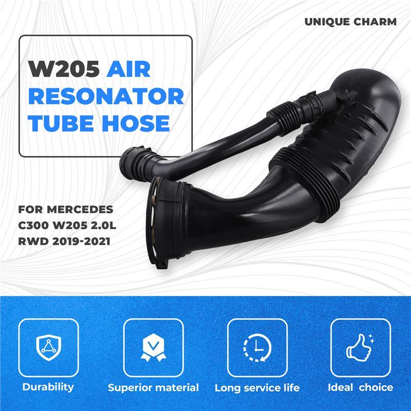 A21E-For MERCEDES Benz C300 W205 2019-2021 2.0L RWD FRONT AIR RESONATOR TUBE HOSE PIPE A2640900300
