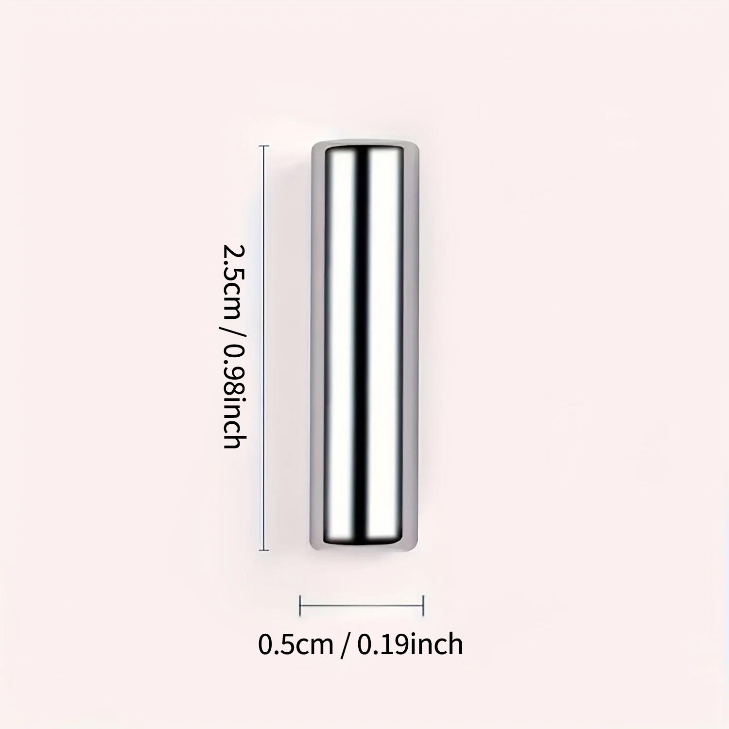 

LINMANDA Double Headed Cat Eye Nail Art Magnetic Stick UV Gel Nail Art Tool Short Magnet Suitable for Home DIY and Nail Salons серебряный