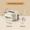 Large Capacity 304 Stainless Steel Instant Noodle Bowl with Lid and Spoon Set for Dorm Use