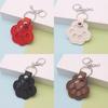 PU Leather Pet Hair Memorial Keychain Space Saving Hair Preservation Multifunctional Designs Portable Accessory