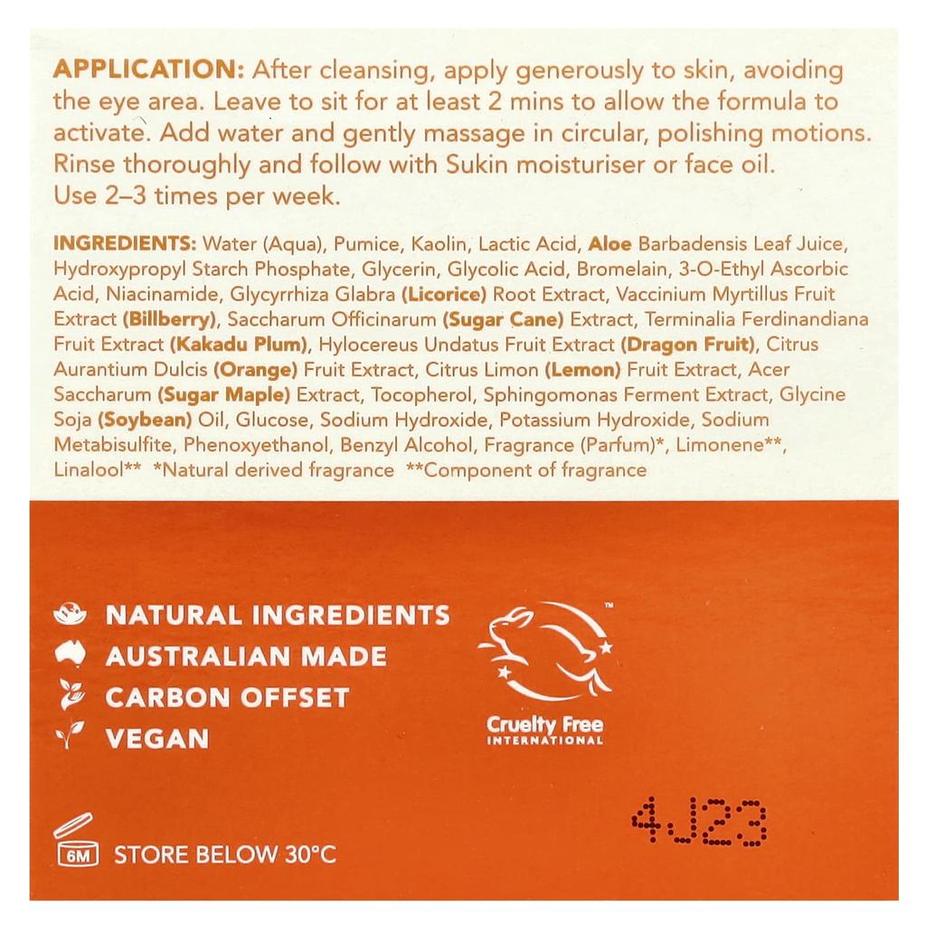 Glow Active-C, Vitamin C 2-In-1 Exfoliator, 50 Ml (1.69 Fl Oz)