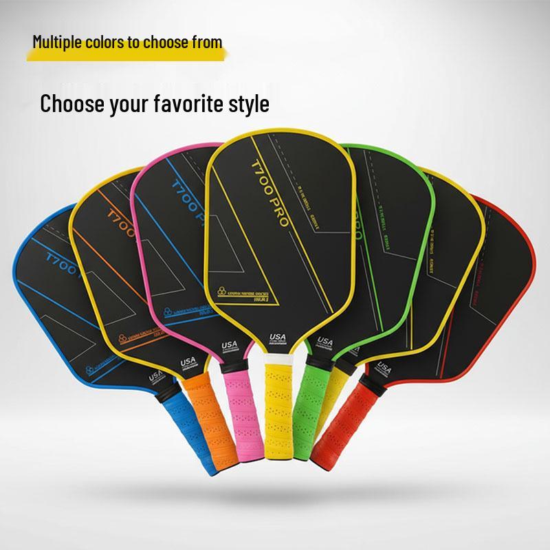 T700 Matte Carbon Fiber 16mm Pickleball Paddle - Lightweight, Professional Competition Style