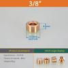 Brass 1/8" 1/4" 3/8" 1/2" 3/4" 1"- 2" BSP Male Thread Blanking End Cap Stop Plugs End Screw On Fitting Coupler Connector Adapter