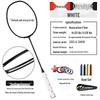 Racchetta da Badminton Chishengdi VT-ZF5U 72g Multicolore Offensiva - Full Carbon, Finitura Opaca, Incordata, Super Leggera per Allenamento