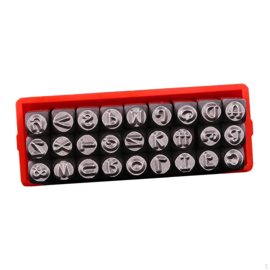 Alphabet And Number Metal Stamping Tool Set for Jewelry Crafting