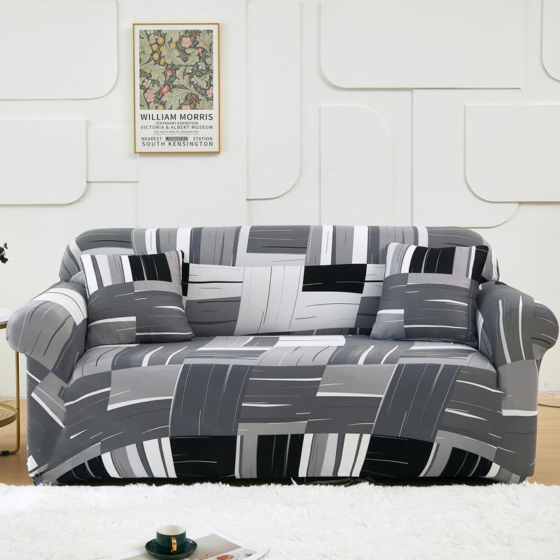 Geometric Sofa Cover Elastic Stretch Modern Chair Couch Cover Sofa Covers for Living Room Furniture Protector 1/2/3/4 Seater