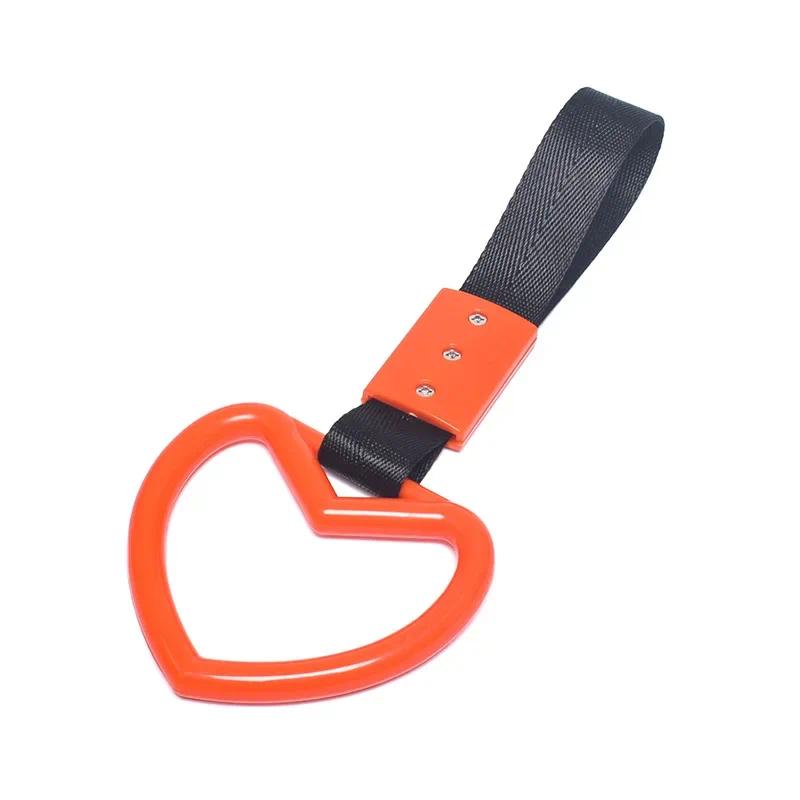 1PC JDM Train Bus Handle Hand Strap 1pcs Tsurikawa Ring Heart Styling Drift Charm Strap Drift Auto Accessories Car Strap