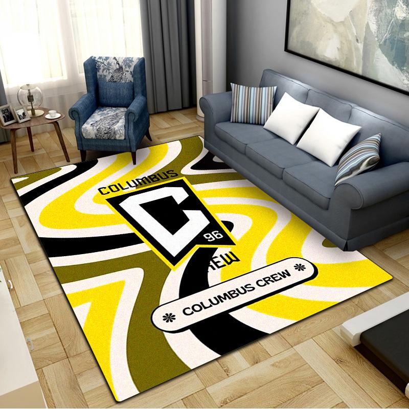 Colombus Crew FC Carpet Rug for Living Room Bedroom Home Sofa Decoration, Kids Play Non-slip Floor Mat