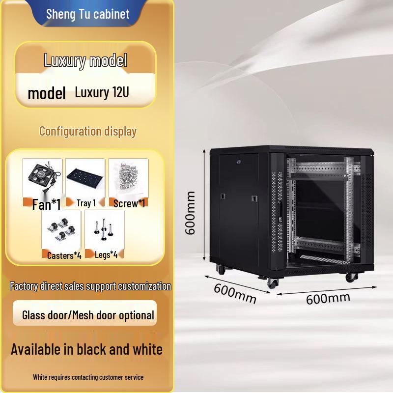 Wall-Mounted Network Rack: 6U/4U/12U Small Cabinet for Monitor Equipment and Switches