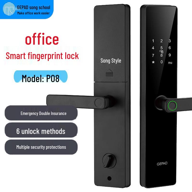 GEPAD P08 Smart Fingerprint Access Control Lock CN plug (adapter included)
