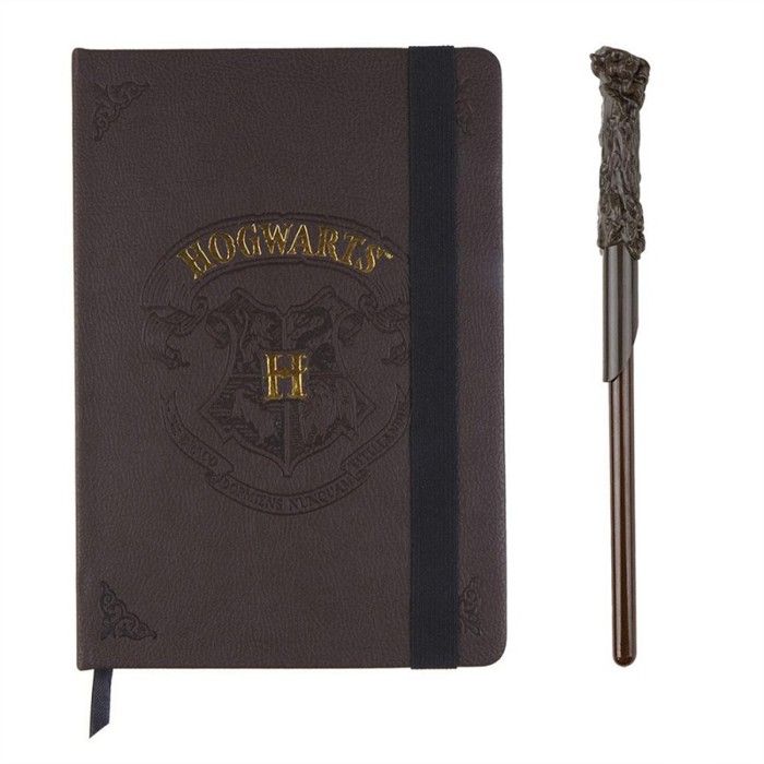 Set carnet de notes et stylo harry potter blason poudlard