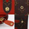 Louis Vuitton Compact Zip Bi-Fold Wallet M95189 Monogram Perfo Brown / Orange Monogram Canvas Women Used