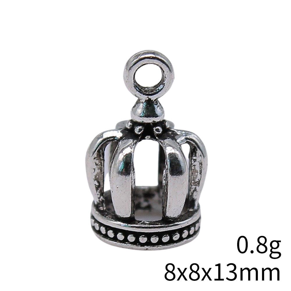 

Браслет на День благодарения с подвесками-коронами, подвеска-сувенир для автомобиля A14-20pcs-8x8x13mm