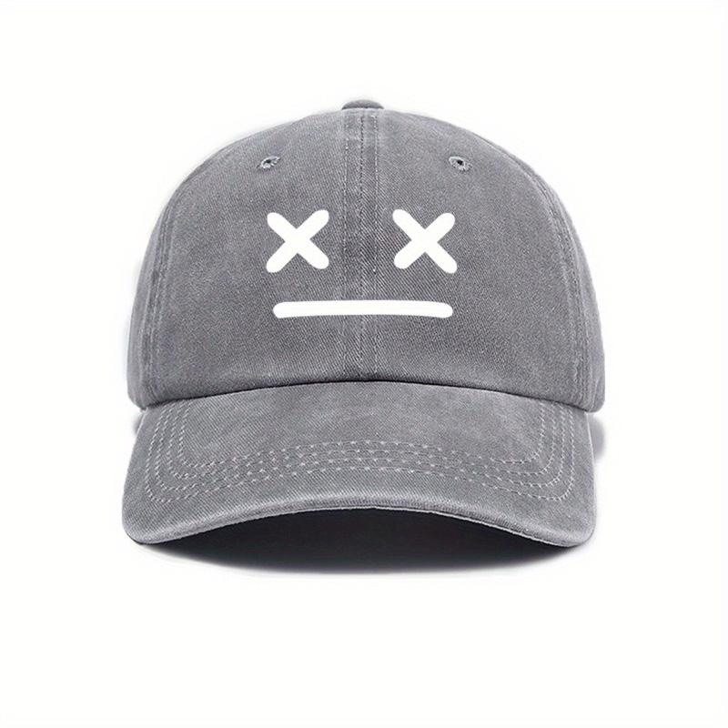 Spring and Summer Outdoor Baseball Caps for Women Multi-color Simple Printed Peaked Caps for Men Sun Protection and Versatile Casual Hats