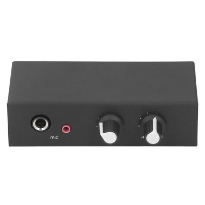 Stereo-Sound-Vorverstärker Kleiner Heim-Mikrofon-Kopfhörerverstärker Phono-Plattenspieler Phonograph-Vorverstärker Unabhängiger Drehknopf DC5-12V