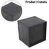 Black Color Chair Leg Pads Stackable Risers Flexible Stacking