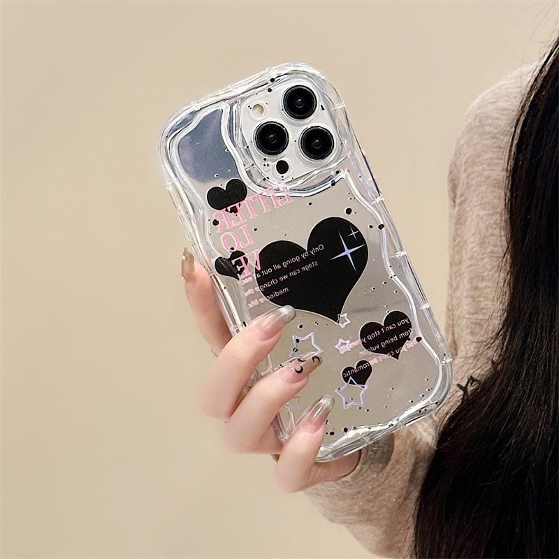 Zhitai Silicone Soft Case for iPhone 15/16 Pro with Cream Pattern and Bracelet, Compatible with iPhone 12/14/15
