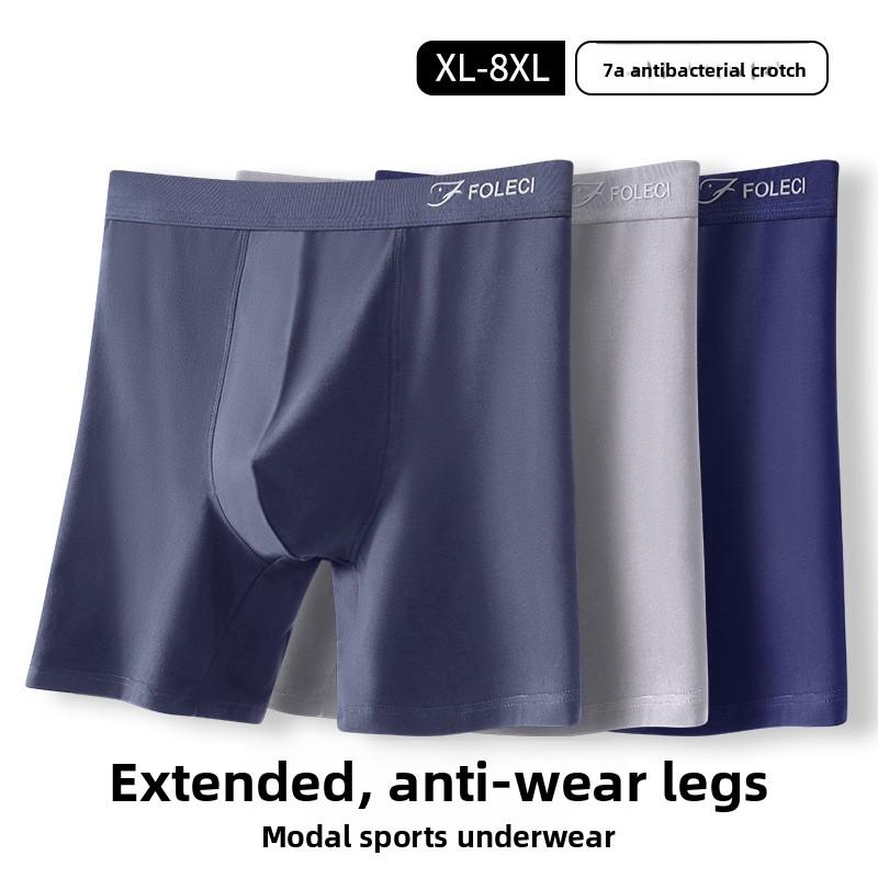 Slip Sportivi Estivi da Uomo Taglie Forti, Allungati, Anti-usura, Traspiranti, Vita Alta