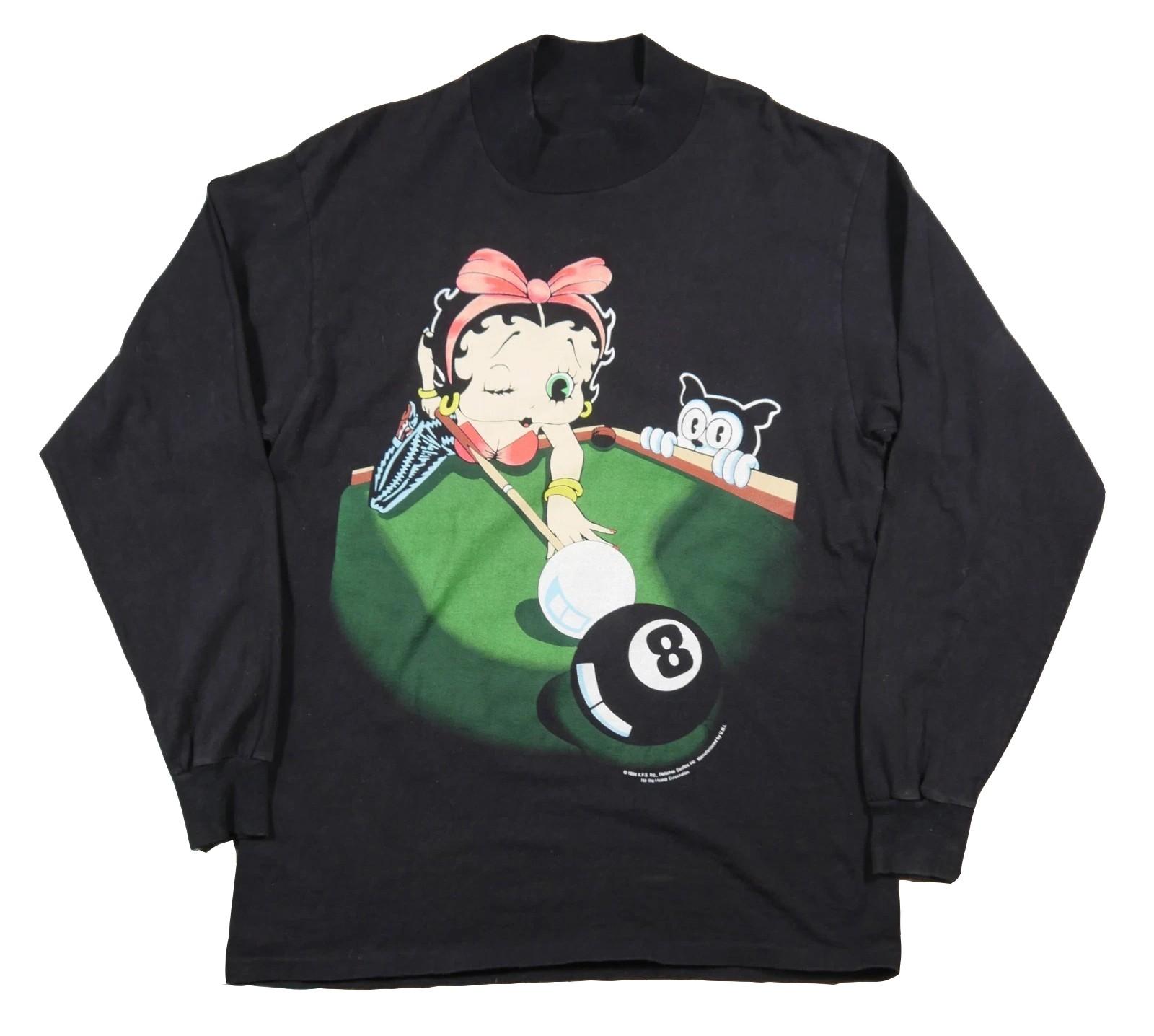 

90s 1994 Betty Boop Long Sleeve Shirt Size S-5XL Reprint S