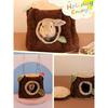 Bird Warm Nest Plush Tent Hanging Parrot Hammock Bed Hideout for Squirrel Ferret