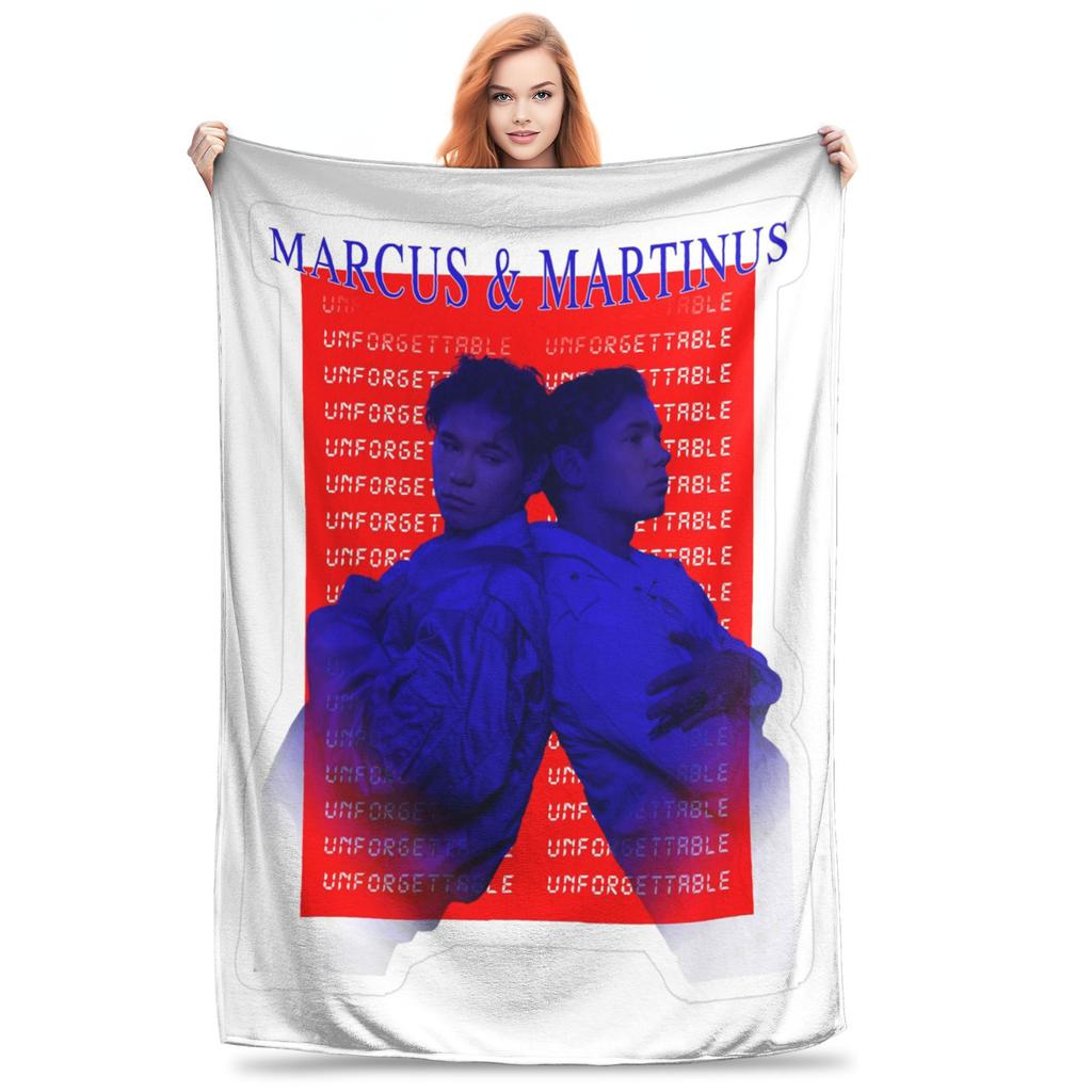 Flannel Throw Blanket Marcus And Martinus Unforgettable Eurovisions Sweden Blankets Bedding for Livingroom Travel Couch