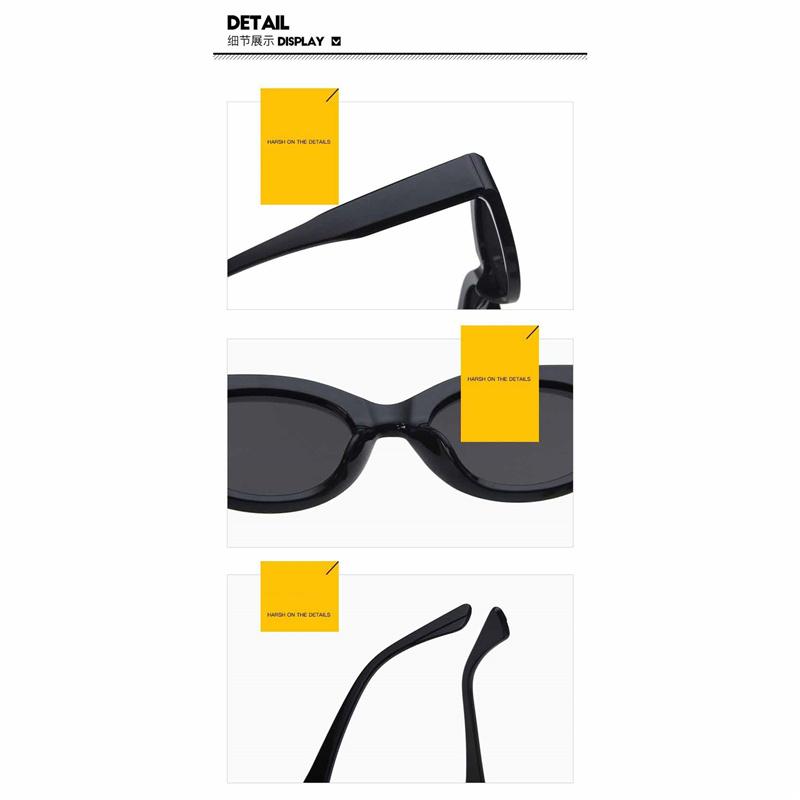 Women's Summer Sunglasses Small Frame Cat Eye Shades Retro Hip-Hop Glasses Fashion Summer Accessories
