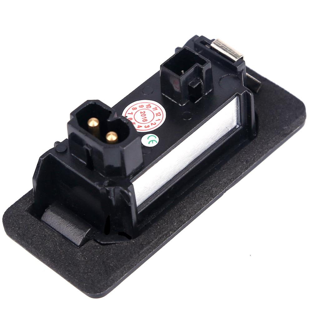 2PCS Für BMW E39 E60 lizenz platte Licht 6000k Weiß Kein Fehler Led Anzahl License Platte Licht für BMW E90 E91 E92 E61 E60 E70