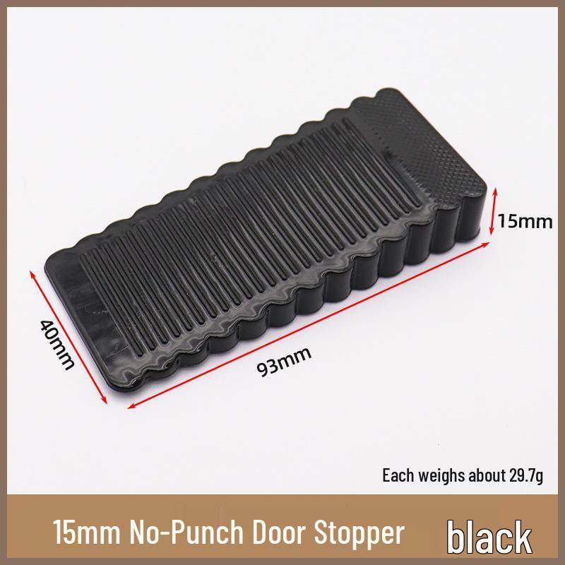 Non-Slip Anti-Collision Door Wedge: No-Punch, Anti-Pinch Safety Door Stopper for Home
