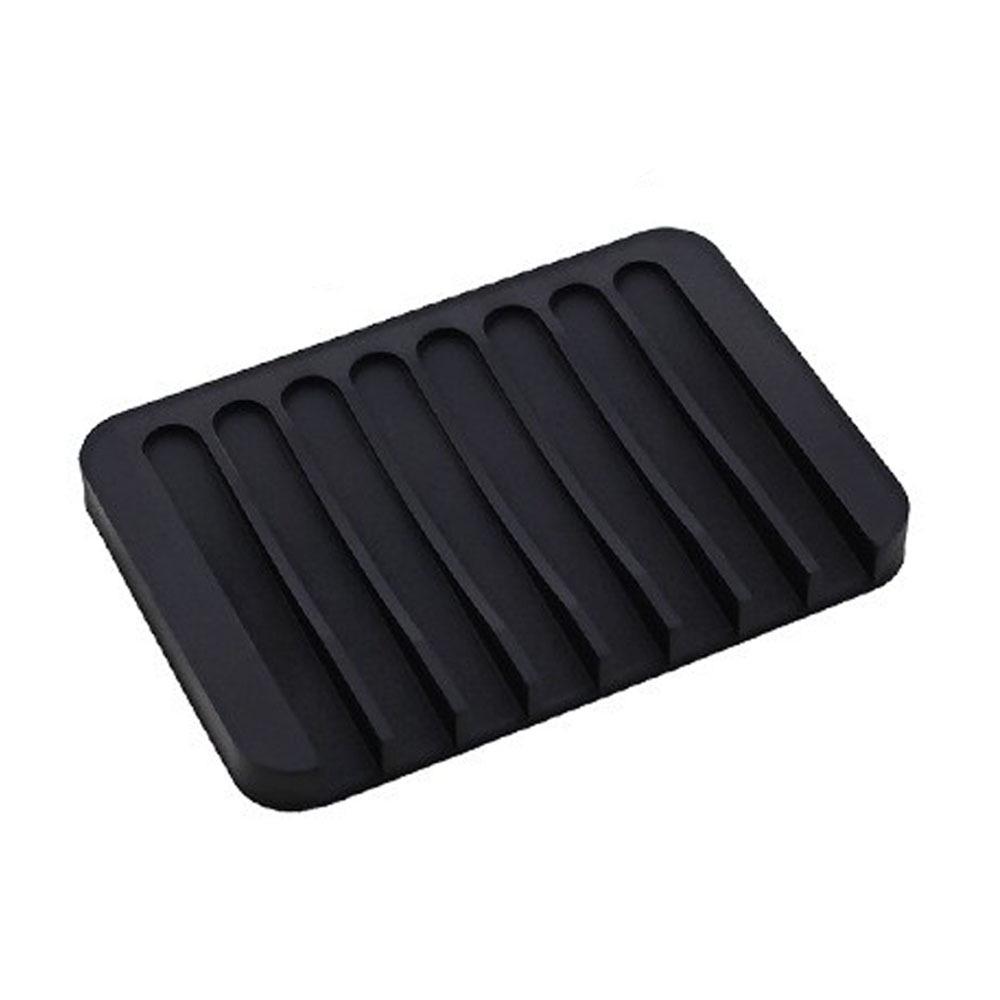 Silicone Non-Slip Soap Holder and Bathroom Storage Tray