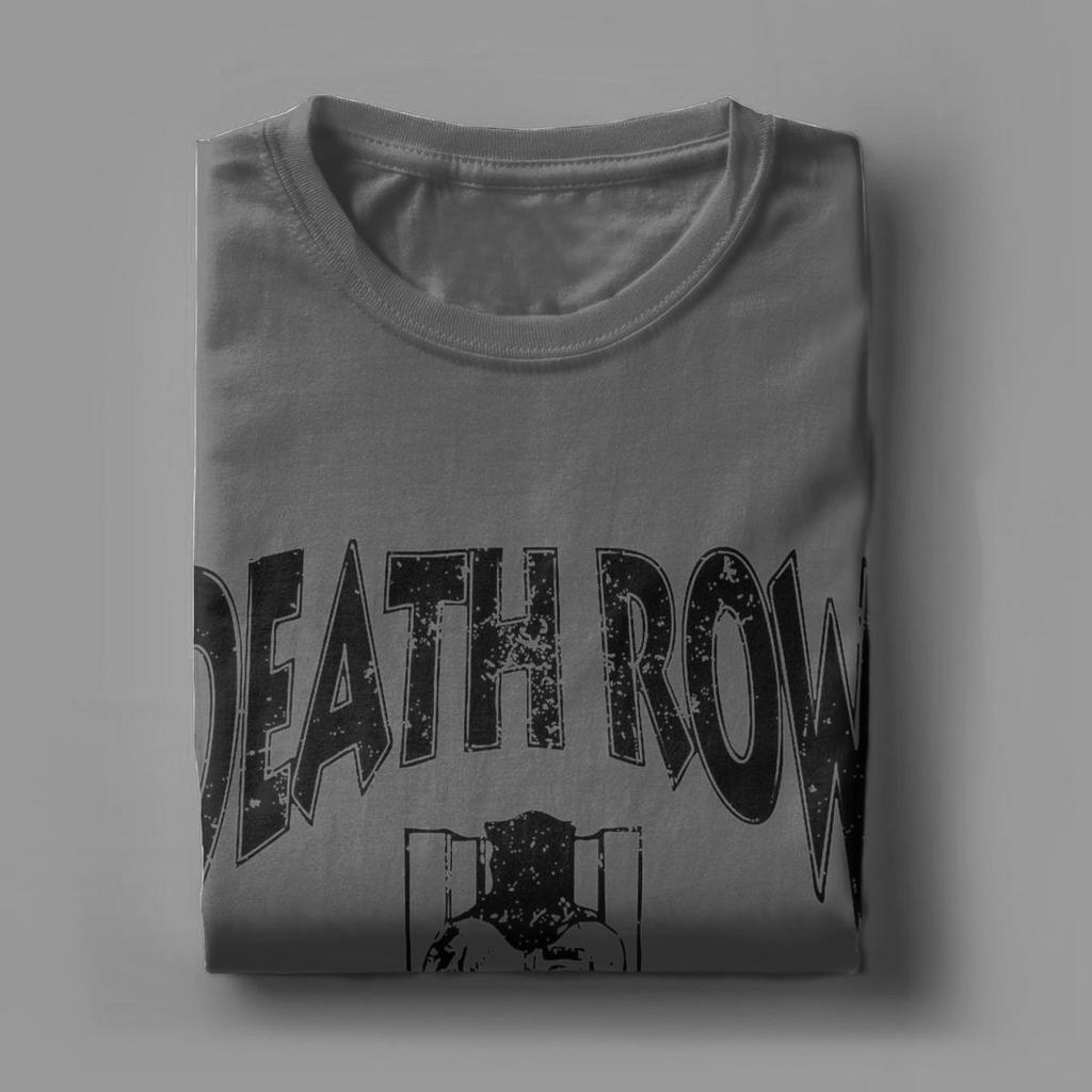 Death Row Records T-Shirt für Herren Mode 100% Baumwolle T-Shirts Rundhals Kurzarm T-Shirt Neue Ankunft Kleidung