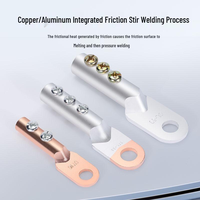 Pressure-Free DT/DL/DTL Copper-Aluminum Wire Lugs Screw Terminal Blocks Cable Connectors
