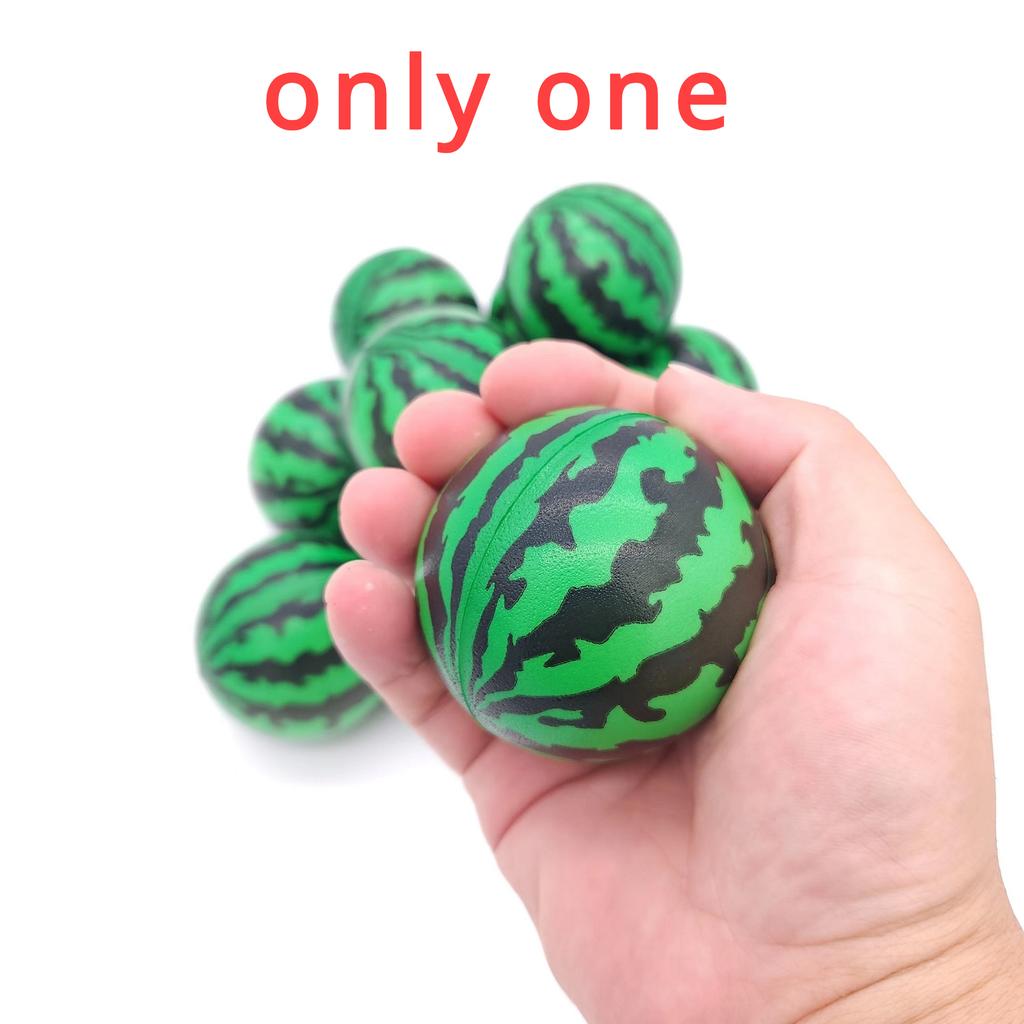Watermelon Stress Balls Stress Reliver Party Favor Soft PU Foam Ball Squishy Fidget Sensory Fruit Toy for Kids & Adults
