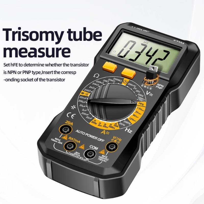 Digital Multimeter Pen Meter USB Charge Voltmeter Auto Ranges Voltage Tester Backlight Flashlight Sensitivity Adjustable