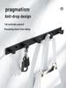 Space-Saving Aluminum Door & Wall Hook for Coats and Hats