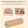Montessori Cylinder Socket Puzzles Toy Baby Development Practice And Senses Preschool Educational Wooden Toys For Children