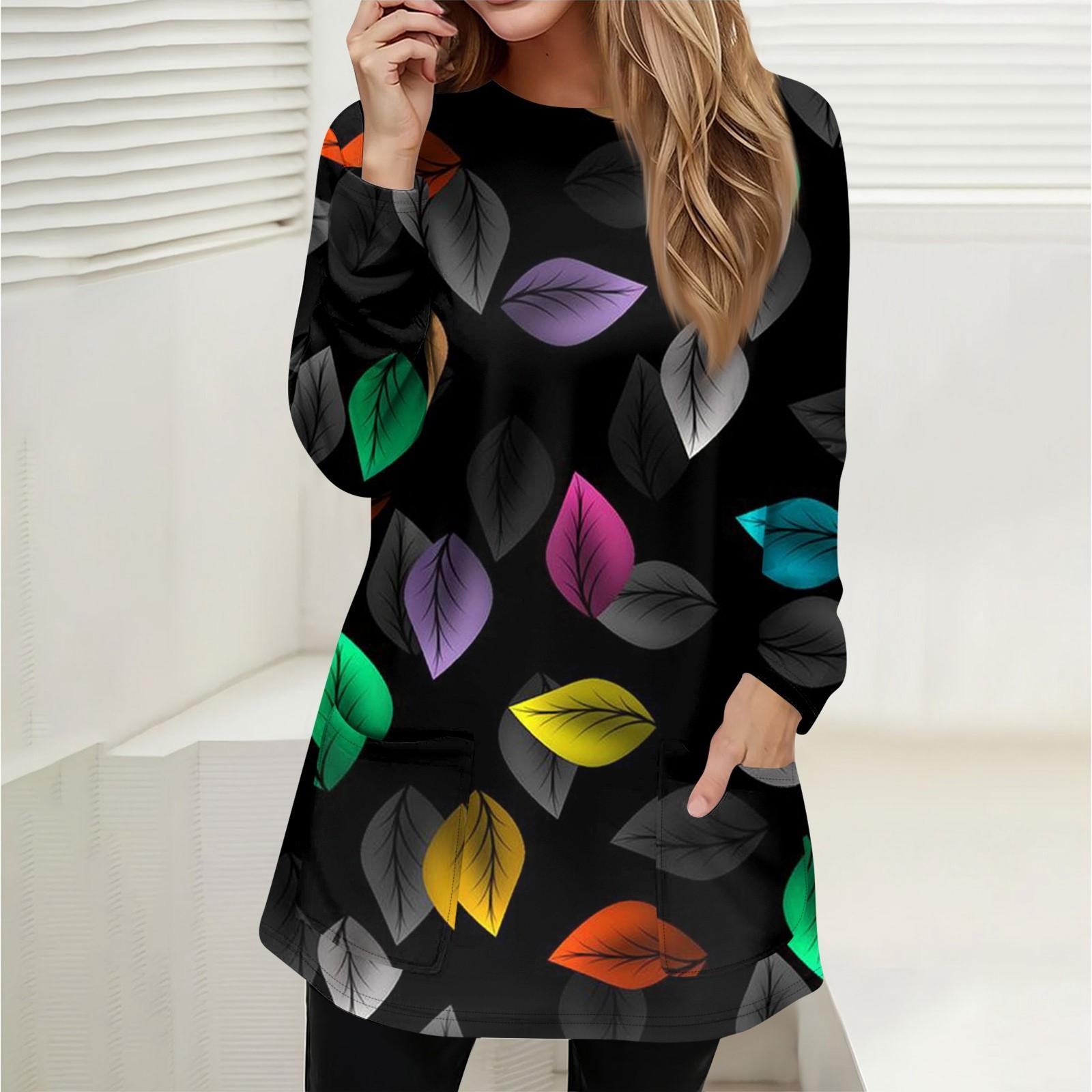 

Женская толстовка, пуловер, спортивная одежда, карман, принт, повседневный топ с круглым вырезом и длинными рукавами XXXL