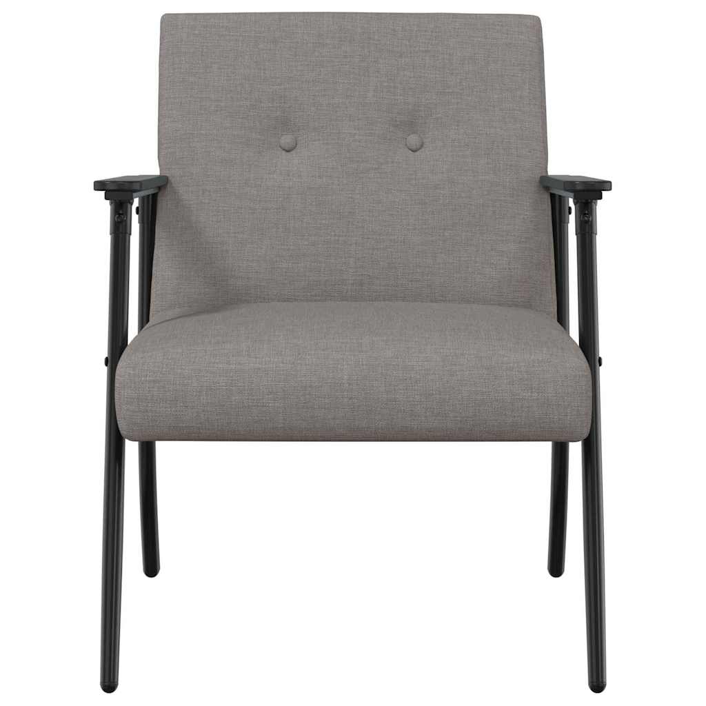Taupe Fabric Armchair