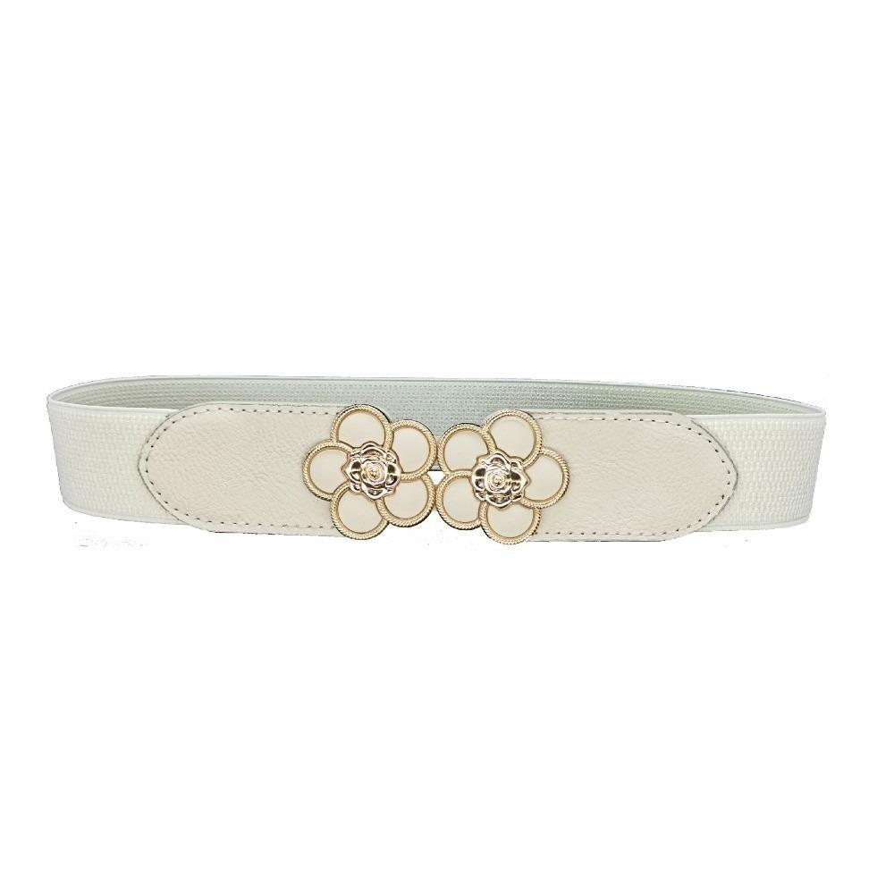 Jeans Corset Waist Accessories Stretch Waistband Flower Belts Flower Belts Wide Belt Elastic Belts