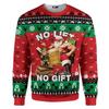 3d Print Santa Claus Playing Hockey Graphic Sweatshirts Men's Merry Christmas Crew Neck Pullover Sweater New In Xmas Hoodie