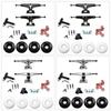 Aluminiumlegierungen Skateboard Truck Set Rad mit Skateboard Truck Halterungen Skate Roller Teile und Zubehör