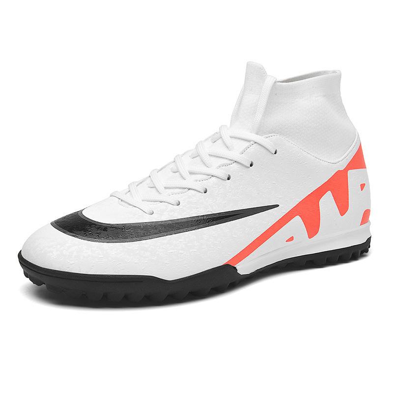 2025 new high-top football shoes AG long nails TF broken nails youth men's and women's shoes training competition sports shoes
