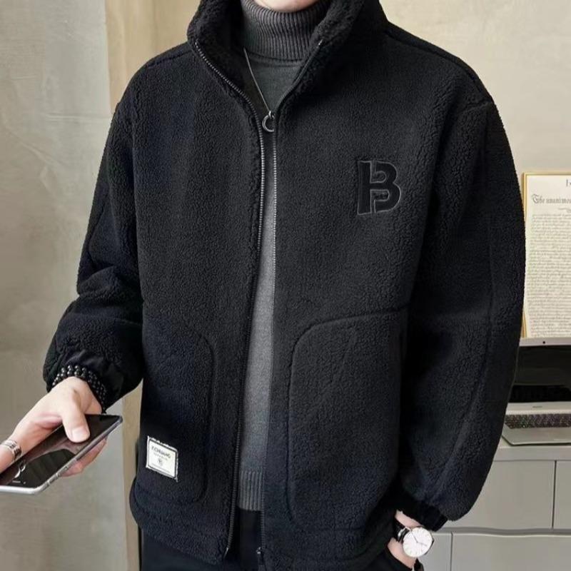 Toamnă și iarnă Nouă haină pentru bărbați căptușită cu lână
