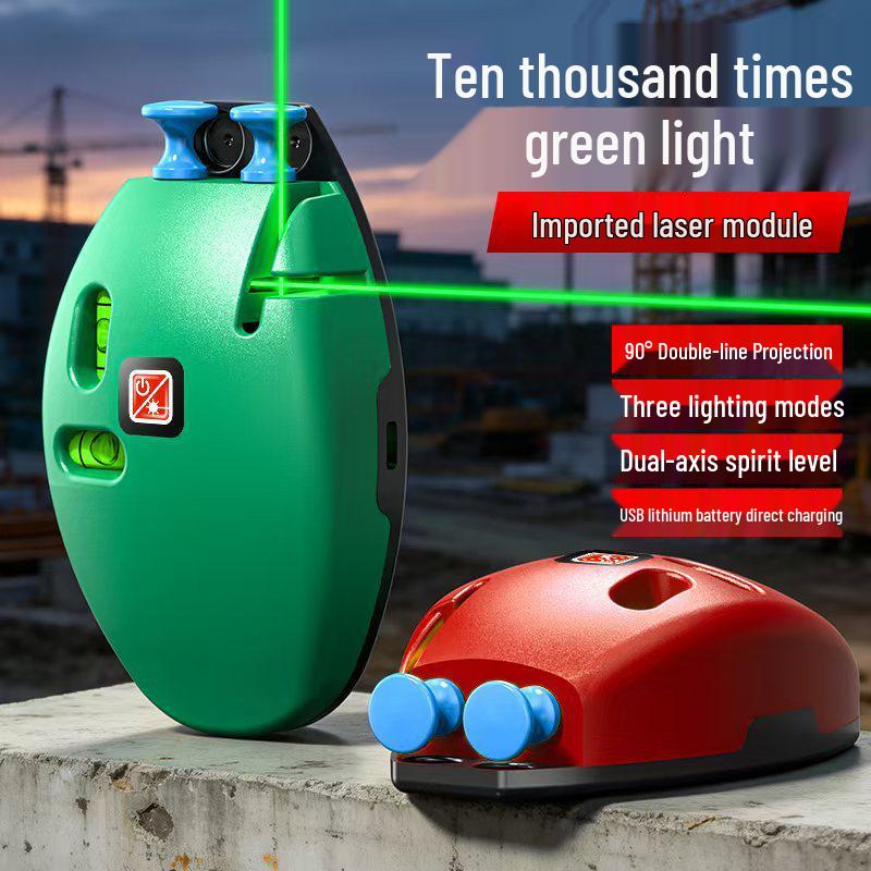 High Precision Automatic 90° Red Laser Level with Plumb Line Setter