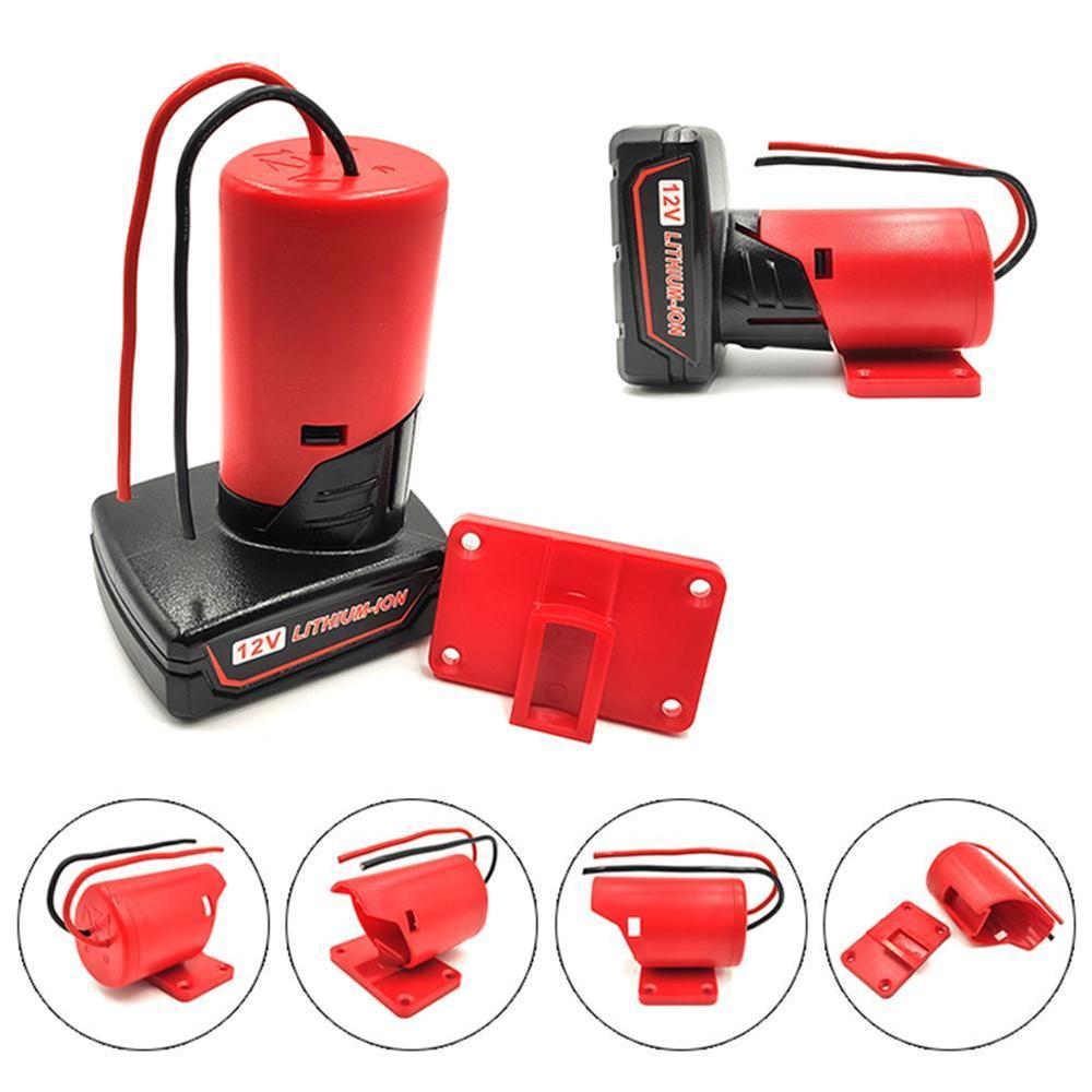 Power Adapter Battery Output Adapter For Milwaukee M12 Battery Power Connector