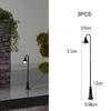 3 Pieces Mini Street Posts Light Model Dollhouse Decoration 3V Accessories Retro Sand Table Lighting