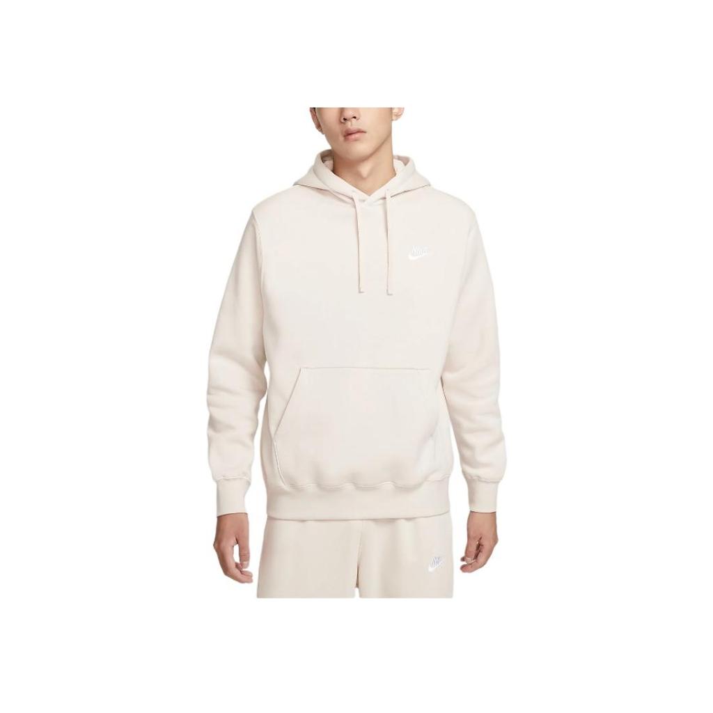 Nike Sportswear Club FW24 Fleece Pullover Hoodie Fashion Long Sleeve Sweatshirt Men Sweatshirt Light-Redwood BV2655-104