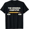 2026 Summer Unisexs Programmer Pencil Pattern Letter Printed Round Neck Tshirt Neutral Soft Breathable Outdoor Short Sleeve
